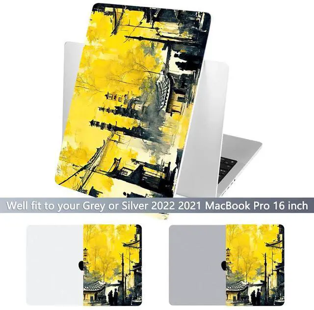 Alt view image 3 of 5 - Batianda Case for New MacBook Pro 16 inch 2024 M4 2023 2021 Release Model A3403/A2991 with M3 M2 M1 Pro/Max Chip,3D Designed Hard Shell with Keyboard Cover & Screen Protector, Autumn Ink Painting