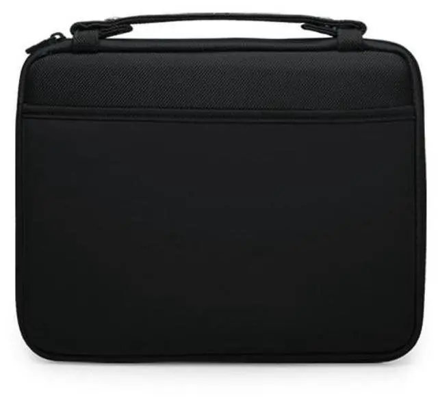Alt view image 2 of 5 - BoxWave Case Compatible with iPad (2nd Gen 2011) - Hard Shell Briefcase, Slim Messenger Bag Briefcase Cover Side Pockets - Jet Black
