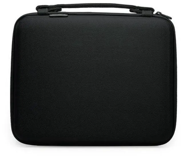 Alt view image 3 of 5 - BoxWave Case Compatible with iPad (2nd Gen 2011) - Hard Shell Briefcase, Slim Messenger Bag Briefcase Cover Side Pockets - Jet Black