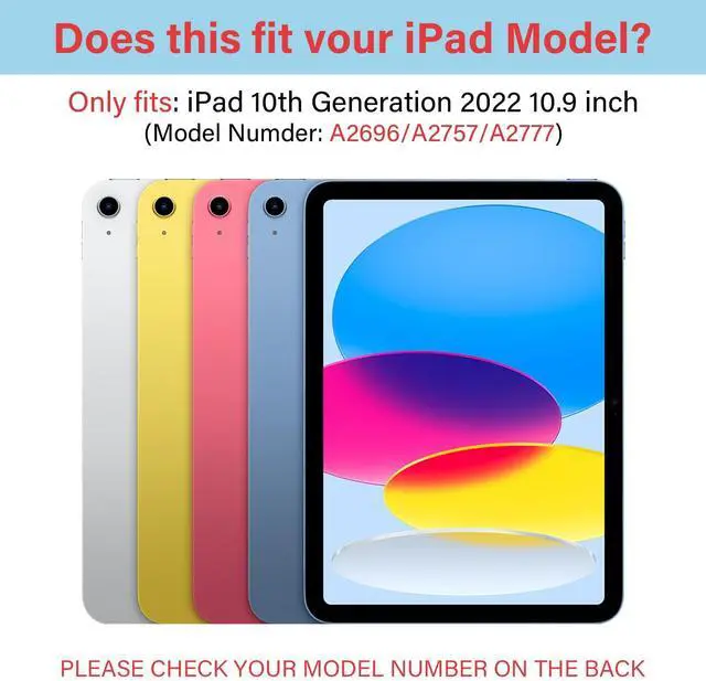 Alt view image 2 of 5 - aoub Keyboard Case for iPad 11th (A16) / 10th Generation Case 2025/2022 11/10.9 Inch with Pencil Holder - 7 Colors Backlit Wireless Detachable Folio Keyboard Soft TPU Back Cover - Pink