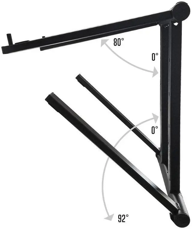 Alt view image 5 of 5 - AXA AXCESSABLES DJ Laptop Stand with Travel Bag | Portable Foldable Aluminum Laptop Stand for Laptops up to 15 inches and 20lbs | No Assembly Required, Includes Carrying Bag