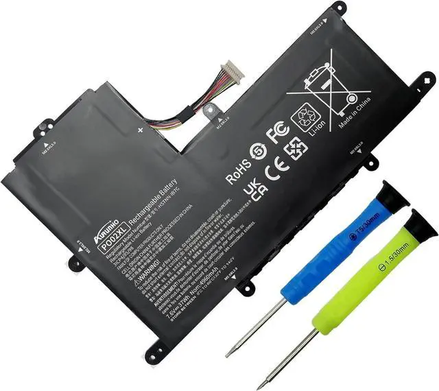 Main image of AURUNHO PO02XL 37Wh Laptop Battery Replacement for HP Stream 11 Pro G5 G4 G3 G2 Series Stream 11-R 11-R005TU 11-AH 11-AH109DX 11-Y 11-Y007TU Series P002037XL 823908-1C1