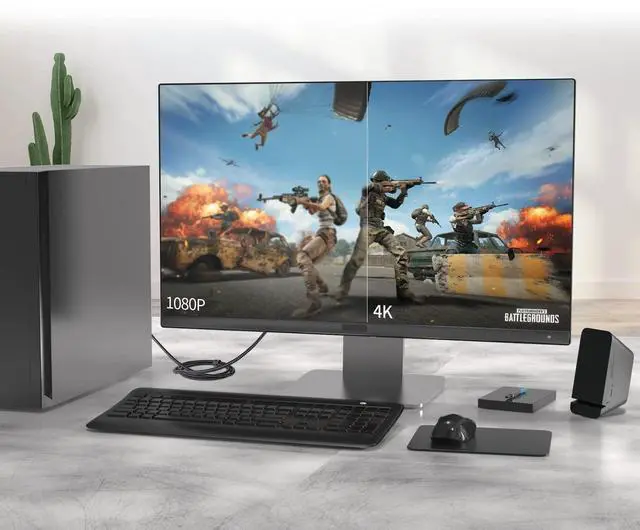 Alt view image 5 of 5 - Answin HDMI to DisplayPort Adapter, 4K@60Hz HDMI Source to DisplayPort Monitor Uni-Directional Compatible with PC Graphics Card Laptop Xbox One/360/NS/PS5/Mac Mini Supporting 2K@144Hz 1080P@165Hz