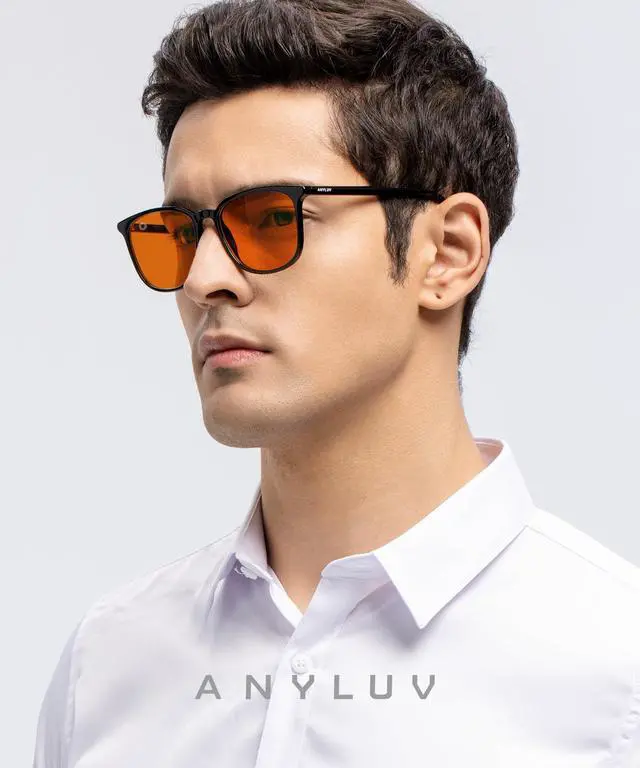 Alt view image 2 of 5 - ANYLUV Blue Light Glasses for Woman Men, Womens Blue Light Blocking Glasses Computer Glasses Anti Eyestrain & UV400