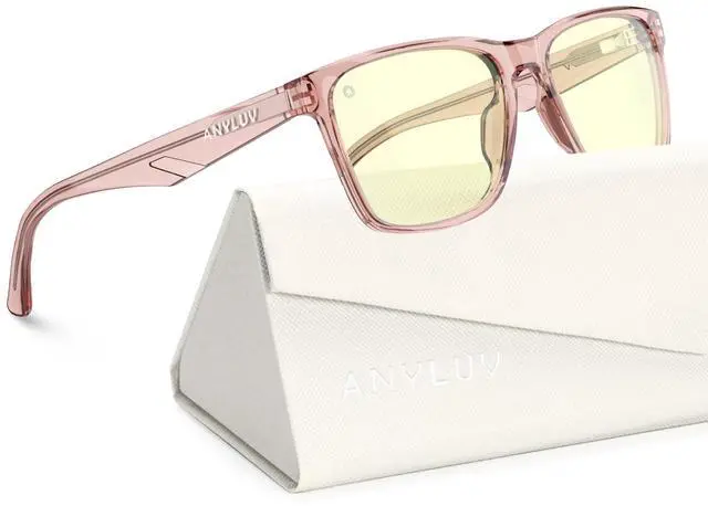 Main image of ANYLUV Blue Light Glasses for Men & Women, Stylish Blue Light Blocking Glasses, UV400 Protection & Anti Eyestrain Eyewear