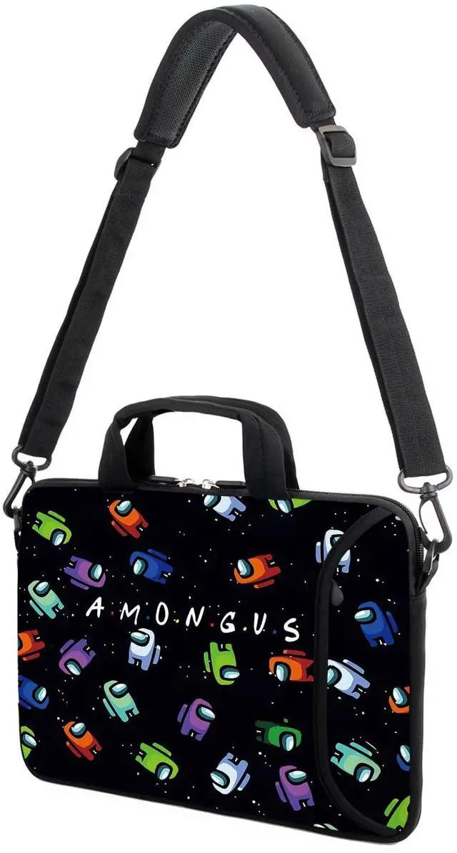 Alt view image 4 of 5 - ARIYIDA 15" laptop sleeve laptop bag chromebook case adjustable shoulder strap with handle accessory pocket for men women (RYD-15-2)