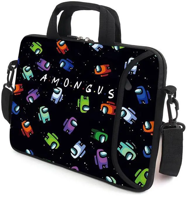 Alt view image 5 of 5 - ARIYIDA 15" laptop sleeve laptop bag chromebook case adjustable shoulder strap with handle accessory pocket for men women (RYD-15-2)