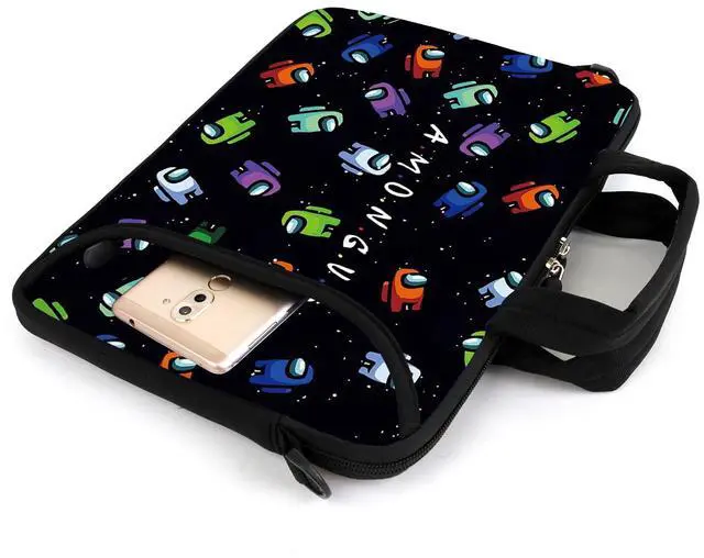 Alt view image 3 of 5 - ARIYIDA 15" laptop sleeve laptop bag chromebook case adjustable shoulder strap with handle accessory pocket for men women (RYD-15-2)