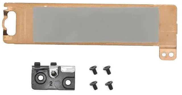 Alt view image 2 of 3 - AKUYAO M.2 SSD Heat Sink Bracket + Frame Caddy 0X3DN4 02FFR0 for Dell Latitude 5580 5590 5490 5491 5480 5591 E5580 E5590 E5480 Precision 3520 3530 M3520 M3530