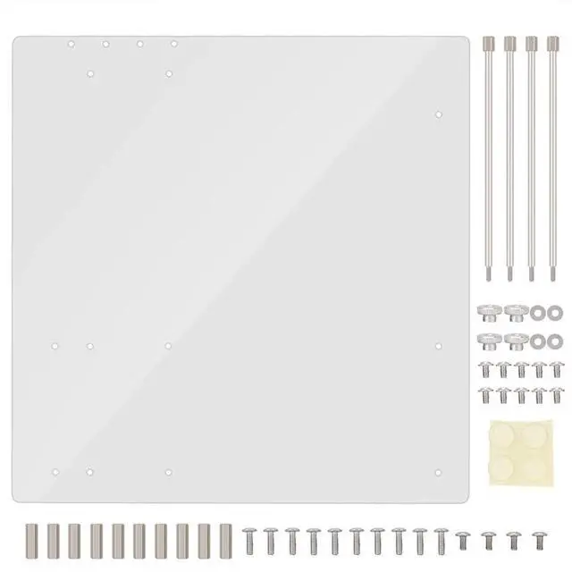 Main image of Acrylic Frame for M-ATX Motherboard Open Frame Transparent Acrylic Overlock Computer Case DIY Base Stand for M-ATX Motherboard Convenient for Testing, Overclocking or Gaming
