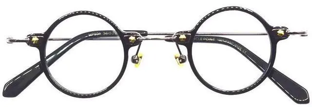 Main image of BETSION Blue Light Blocking Computer Game Round Acetate Eyeglasses Frames