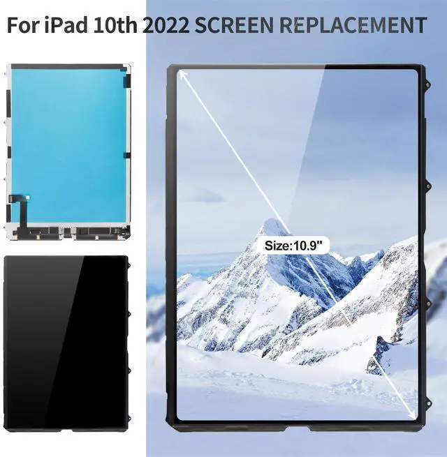 Alt view image 2 of 5 - for iPad 10th Generation 2022 Screen Replacement for iPad 10 Display LCD for iPad A2757 LCD Screen Replacement A2757 A2777 A2696 10.9" (Without Digitizer)