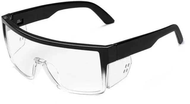 Main image of BINGKING Blue light blocking UV400 Auto-Darkening Clear to Smoke LensTransitional ANSI Z87.1 Safety Sunglasses Glasses Photochromic (Two tone)