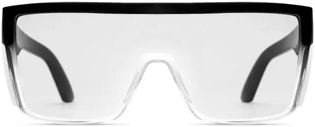 Alt view image 2 of 5 - BINGKING Blue light blocking UV400 Auto-Darkening Clear to Smoke LensTransitional ANSI Z87.1 Safety Sunglasses Glasses Photochromic (Two tone)