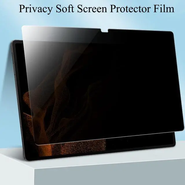 Alt view image 4 of 5 - [1 Pack] Privacy Screen Protector Suit for Samsung Galaxy Tab S10 Plus /Samsung Galaxy Tab S9 Plus 2023/ Samsung Galaxy Tab S8 Plus(SM-X800) 5G /Tab S7 FE 2021/Galaxy Tab S7 Plus 2020 12.4 Inch , Matt