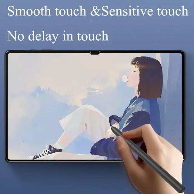 Alt view image 5 of 5 - [1 Pack] Privacy Screen Protector Suit for Samsung Galaxy Tab S10 Plus /Samsung Galaxy Tab S9 Plus 2023/ Samsung Galaxy Tab S8 Plus(SM-X800) 5G /Tab S7 FE 2021/Galaxy Tab S7 Plus 2020 12.4 Inch , Matt