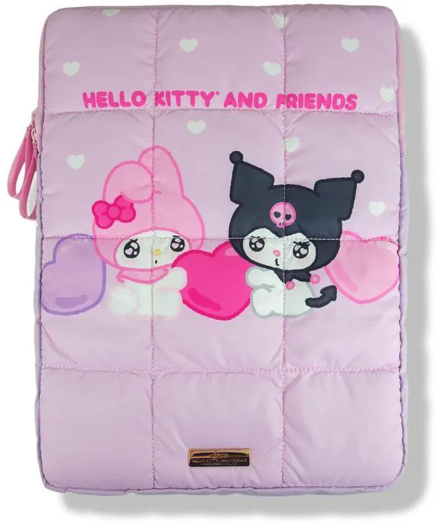 Main image of Sonix x Sanrio | Puffy Laptop Sleeve | 15-16 Inch, Quilted Pillow Puffer Laptop Carrying Case, Computer Sleeve | Kuromi & My Melody | Emokyun