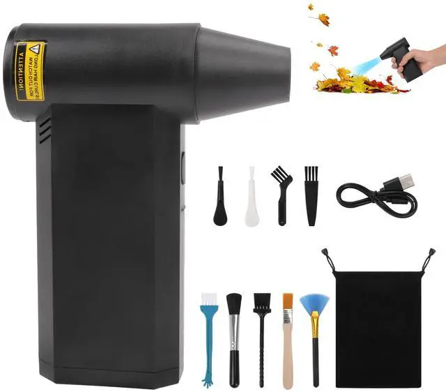 Main image of Compressed Air Duster,200000RPM Electric Air Blower Jet Dry Blower with LED Display and Light,Rechargeable Air Duster for Cleaning Keyboard,3 Gear Adjustable Mini Air Broom Replace Compressed Air Can