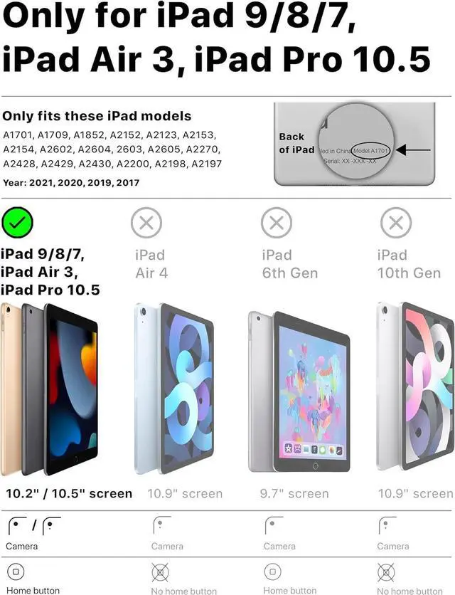 Alt view image 2 of 5 - Bam Bino Space Suit Kids Case for iPad Pro 12.9" 3rd/4th/5th/6th Generation (2018-2022) Models [Not for iPad Pro 12.9 1st/2nd Gen] Screen Guard, Handle, Shoulder Strap, Pencil Holder (Pink)