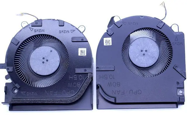 Main image of BDWZNLA Replacement New Laptop CPU + GPU Cooling Fan for HP Victus 16-D 16-E 16-e0011ns TPN-Q263 80W (Not 60W) Series M75725-001 M75727-001 NS75C06 80W 10.5H DC5V 0.6A Fan