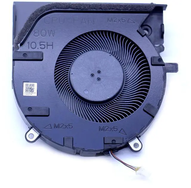 Alt view image 4 of 5 - BDWZNLA Replacement New Laptop CPU + GPU Cooling Fan for HP Victus 16-D 16-E 16-e0011ns TPN-Q263 80W (Not 60W) Series M75725-001 M75727-001 NS75C06 80W 10.5H DC5V 0.6A Fan