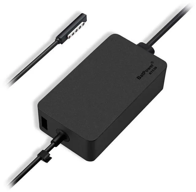 Main image of BatPower 12V 3.6A Surface 48W Charger Compatible with Microsoft Surface Pro 2 1 Surface RT Tablet 1536 Power Supply Ac Adapter Cord, 5V 1A USB Charge for Tablet and Smartphone