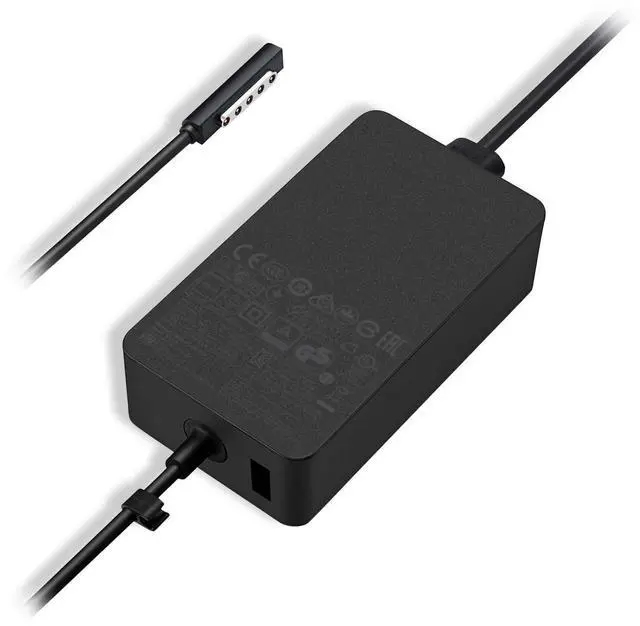 Alt view image 3 of 5 - BatPower 12V 3.6A Surface 48W Charger Compatible with Microsoft Surface Pro 2 1 Surface RT Tablet 1536 Power Supply Ac Adapter Cord, 5V 1A USB Charge for Tablet and Smartphone