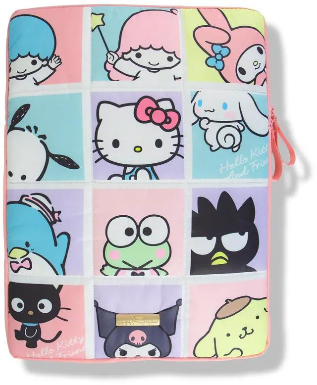 Main image of Sonix x Sanrio | Puffy Laptop Sleeve | 15-16 Inch, Quilted Pillow Puffer Laptop Carrying Case, Computer Sleeve | Hello Kitty Grid