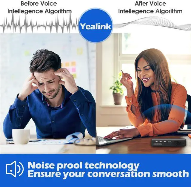 Alt view image 4 of 5 - Cykvis 3 in 1 USB Computer Speaker with Microphone, PC Laptop Speaker with Mic for Smart Home Office and Online Study,360 Degree Enhanced Voice Pickup, Noise Reduction,Compatible with Zoom, Teams