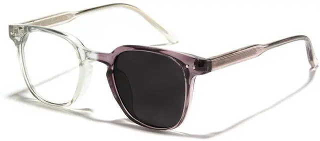 Main image of Cyxus Photochromic Glasses Both Frames and Lenses Color Changing with Blue Light Blocking UV Protection(8231i26 Clear to Gray)