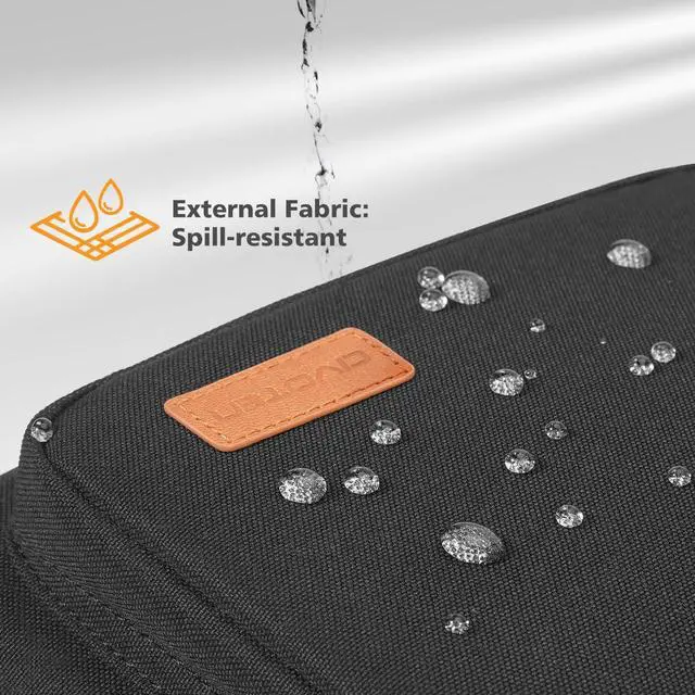 Alt view image 4 of 5 - CIVOTEN Laptop Bag Case 16 Inch Shoulder Sleeve for 16" MacBook Pro M3 M1 M2 Max/16 Dell Pro 16 Plus/14 Dell Latitude 5550/15" Yoga Slim 7i/15.3 ThinkPad X9 15/IdeaPad Slim 3i Gen 8,Black