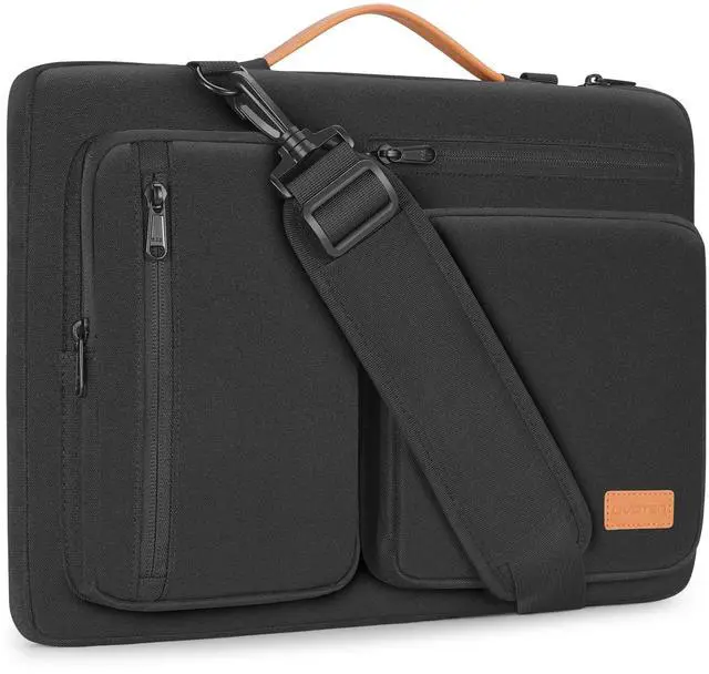 Main image of CIVOTEN Laptop Bag Case 16 Inch Shoulder Sleeve for 16" MacBook Pro M3 M1 M2 Max/16 Dell Pro 16 Plus/14 Dell Latitude 5550/15" Yoga Slim 7i/15.3 ThinkPad X9 15/IdeaPad Slim 3i Gen 8,Black