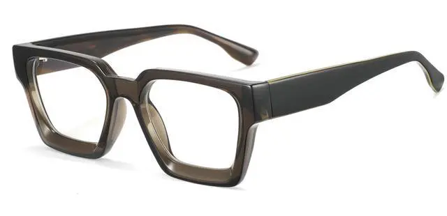 Main image of Cyxus Oversized Square Blue Light Blocking Glasses Women Men Chic Preppy Thick Frame Computer Eyeglasses Anti Eyestrain 8224