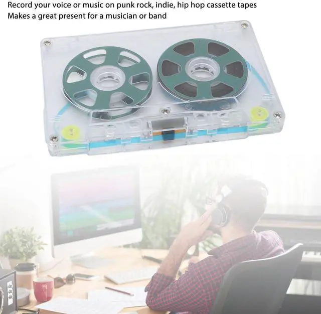 Alt view image 2 of 5 - Generic Blank Reel to Reel Audio Cassette Tape, 45 Minute Blank Audio Cassette Tape, Low Noise Audio Cassette Tapes for Music Voice Recordings (#3)