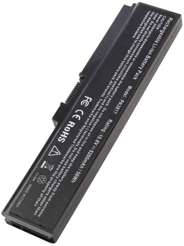 Alt view image 3 of 5 - PA3817U-1BRS Battery for Toshiba Satellite A665 A665-S5170 A665-S6086 A665-S6050 M645-S4050 M645-S4070 M505-S4940 L755-S5277 L775D-S7222 P745-S4102 P755-S5265 PA3818u-1BRS PA3819U-1BRS PABAS228