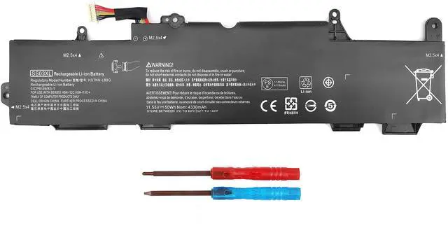 Main image of Laptop SS03XL 933321-855 852 Battery for HP EliteBook 730 735 740 745 755 830 840 846 G5 EliteBook 735 745 830 840 G5 G6 ZBook 14U G5 G6 Notebook HSN-I13C-4 932823-421 932823-1C1 HSN-I12C HSTNN-LB8G