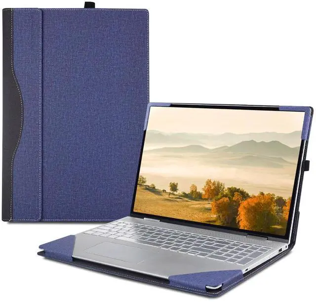 Main image of Laptop Case Cover Only for 2024 Microsoft Surface Laptop 7 15 inch (Model 2037 2108) Detachable Notebook Sleeve Computer Protective Bag Heat Dissipation Hole (Blue, 15)