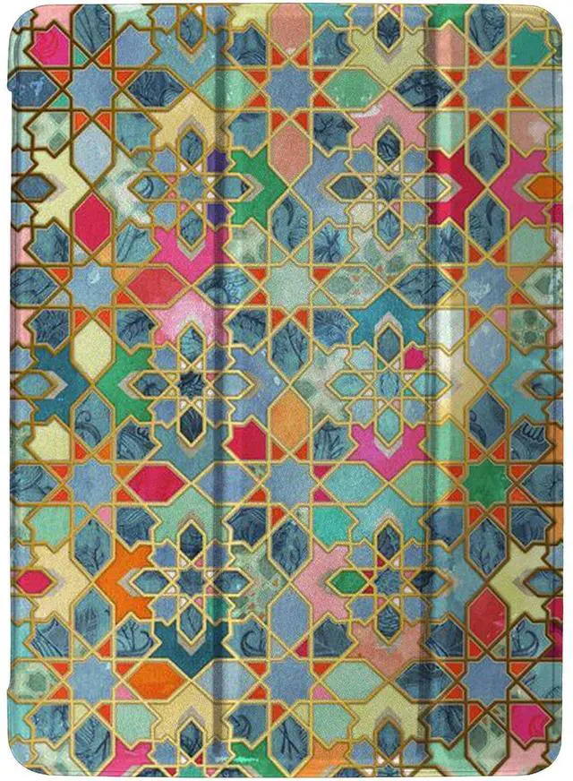 Main image of DuraSafe Cases for iPad 10.5 Inch Air 3 [ Air 3rd 2019 ] Generation MUUL2LL/A MUUK2LL/A MUUJ2LL/A MUUT2LL/A MUUR2LL/A MUUQ2LL/A Ultra Slim Smart Auto Sleep/Wake Printed PC Cover - Mozaic