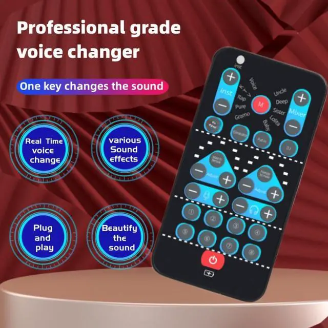 Alt view image 3 of 5 - High-Definition Portable Voice Changer Sound Card with Real-Time Transformation, Ideal for Streaming, Gaming, and Entertainment Scenarios (M10-for PC)