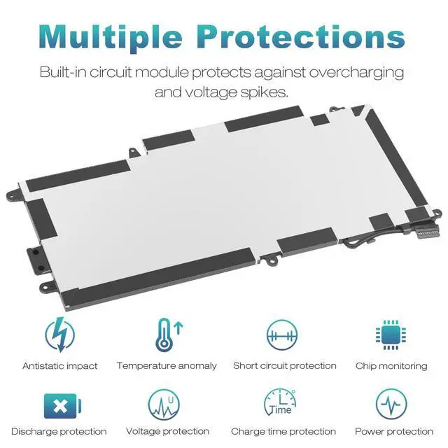 Alt view image 5 of 5 - TREE.NB New K5XWW Laptop Battery for Dell Latitude 5289 7389 7390 2-in-1 Series Latitude 12 5000 E5289 L3180 Series P29S001 P29S002 725KY 71TG4 N18GG 6CYH6 J0PGR