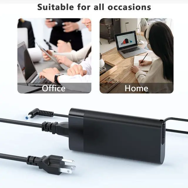 Alt view image 5 of 5 - 200W AC Adapter Compatble with HP Victus Gaming 15 16 Omen Gaming 15 17 Pavilion 15 17 ZBook Fury Studio 15 17 Envy Power Supply Cord