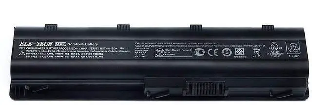 Alt view image 5 of 5 - SLE-TECH Replacement HP MU06 Notebook Battery for HP Spare 593553-001 593554-001 636631-001 G62 MU09 584037-001 593550-001 593562-001 Pavilion G7 G6 G4 DM4 HSTNN-LB0W Presario CQ42 CQ56 CQ57 CQ62