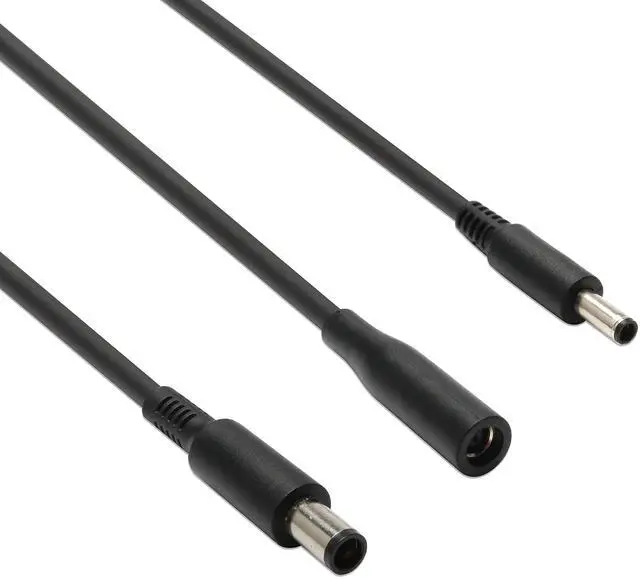 Alt view image 2 of 5 - PA-4E 130W Laptop Charger (2Tips 7.4 and 4.5mm) Compatible with Dell XPS 15 Charger,Dell Inspiron 7559 Charger,Dell Precision 5510 Charger,Dell 130W AC Adapter,Dell Docking Station Power Cord