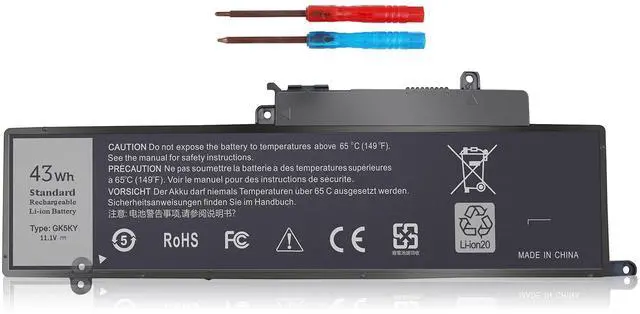 Main image of AGREATTHAI 43WH GK5KY Replacement Battery for Dell Inspiron 11 3000 Series 3147 3148 3153 3152 3157 3158, Inspiron 13 7353 7359 7347 7348 7352 P20T P20T001 P55F 4K8YH 92NCT RHN1C Laptop Batteries.