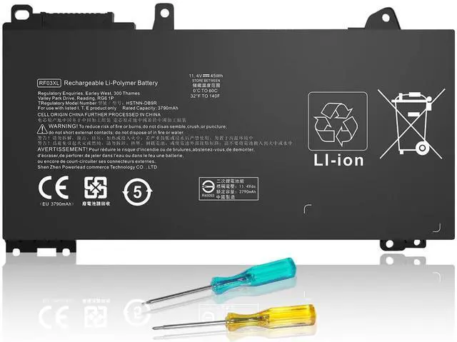 Main image of ALIPOWER RF03XL Laptop Akku Ersatz fur HP ProBook 430 440 445 450 455,455R G6 G7 ZHAN 66 Pro 13 14 15 G2 Serie L84354-005 L83685-AC1 HSTNN-OB1Q HSTNN-DB1Q HSTNN-DBN 9A HSTNN N-UB7R...