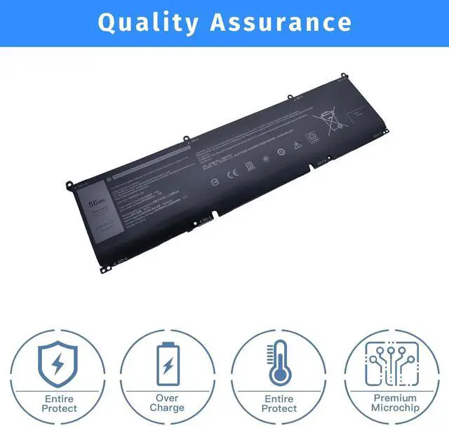 Alt view image 4 of 5 - NBULBL 8FCTC Laptop Battery Replacement for Dell XPS 15 9500 Precision 5550 Alienware M15 R3 R4 M17 R3 R4 Series Notebook 69KF2 08FCTC 070N2F 70N2F 0P8P1P 0M59JH 0DVG8M 11.4V 56Wh 4650mAh
