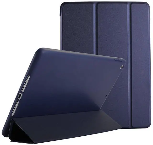 Main image of Old Model iPad 3rd Gen 9.7" 2012 Silicone Case A1416 A1430 A1403 MC705LL/A MD328LL/A MD333LL/A MD336LL/A MC706LL/A MD329LL/A MD334LL/A MD337LL/A MD363LL/A MD419LL/A MD416LL/A MC733LL/A Navy Blue