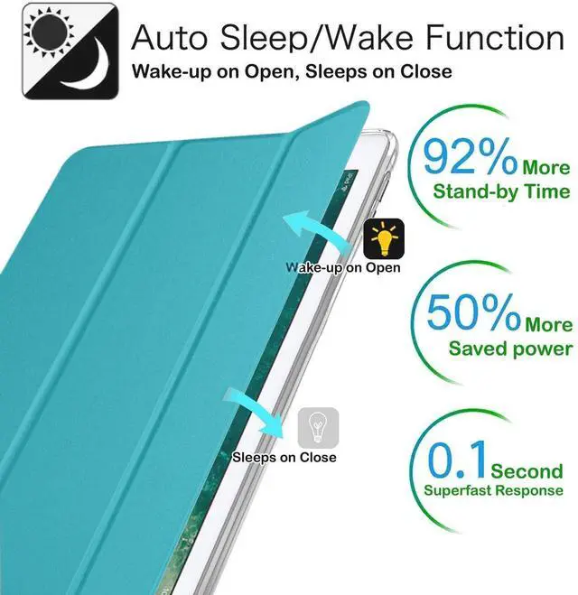 Alt view image 3 of 5 - DuraSafe Cases for iPad PRO 11 1st 2018 [ PRO 11 Inch 1 Generation ] A1980 A1934 A2013 A1979 MU0T2LL/A MU0Y2LL/A MTXN2LL/A Smart TPU Transparent Back Cover with Adjustable Stand Feature - Green