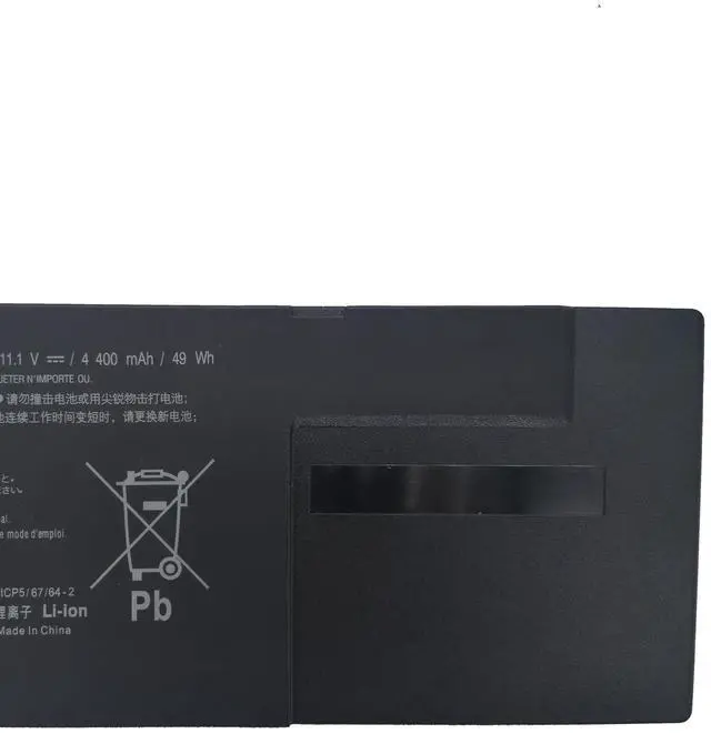 Alt view image 3 of 5 - FLYRLB VGP-BPS24 Replacement Laptop Battery Compatible with Sony VAIO VGP-BPL24 VGP-BPSC24 PCG-4121GL PCG-41411L PCG-41412L PCG-41413L PCG-41414L 11.1V 49Wh