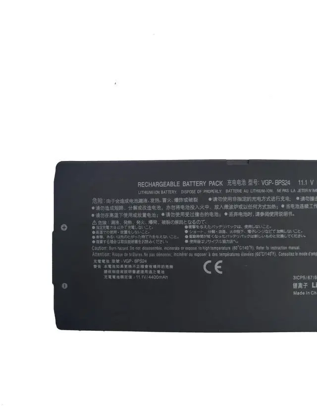Alt view image 2 of 5 - FLYRLB VGP-BPS24 Replacement Laptop Battery Compatible with Sony VAIO VGP-BPL24 VGP-BPSC24 PCG-4121GL PCG-41411L PCG-41412L PCG-41413L PCG-41414L 11.1V 49Wh